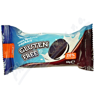 Slepov.kakaové sušenky se smet.náplní 64 g