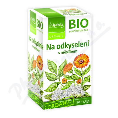 Apotheke BIO Na odkyselení s měsíčkem—nálevové sáčky 20x1,5g