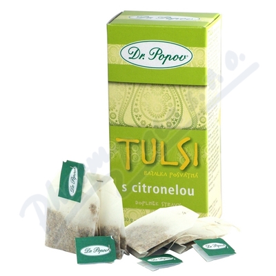Tulsi Bazalka posvátná - s citronelou—20x1,5 g