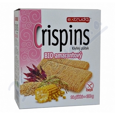 Crispins BIO Amarantový křehký plátek—14 ks
