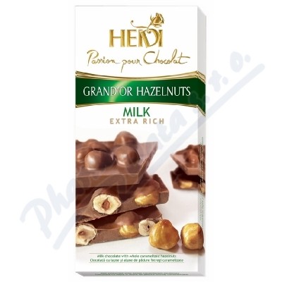 Čokoláda HEIDI GrandOr Milk&Hazelnuts—100g