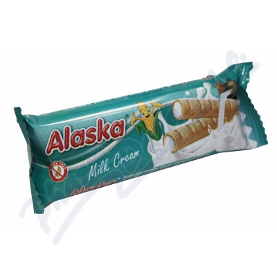 Kukuřičné trubičky Alaska Mléčný krém—18 g