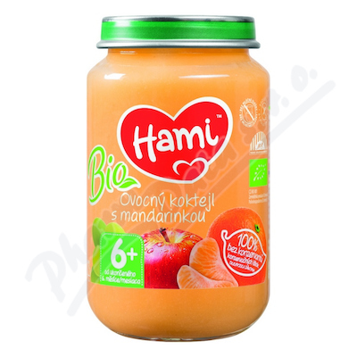 Hami Ovocný příkrm BIO ovocný koktejl—S mandarinkou 200 g