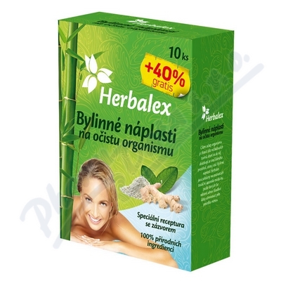 Herbalex bylinné detoxikační náplasti—10 ks + 40% zdarma