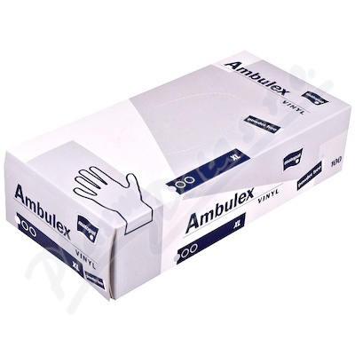 Ambulex Vinyl rukavice nepudrované—velikost XL, 100 ks