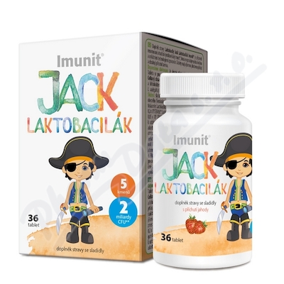 Laktobacily Jack Laktobacilák Imunit—36 tablet