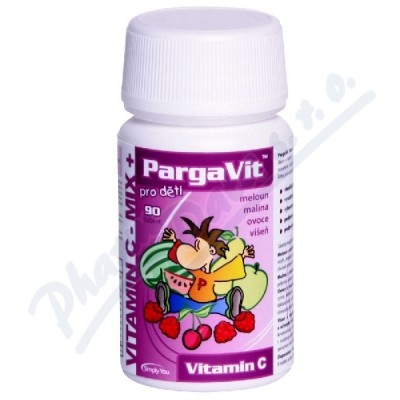 PargaVit Vitamin C Mix Plus pro děti—90 tablet