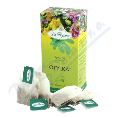 Dr.Popov Čaj bylinný redukční Otylka—20x1,5 g