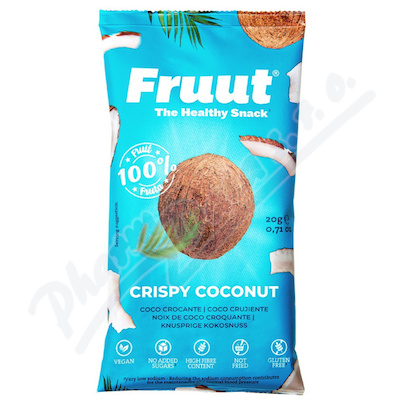 Fruut Sušené kokosové křupavé plátky—20 g