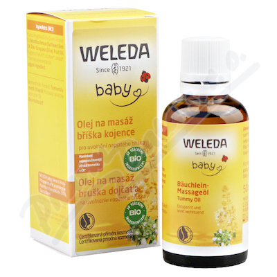 Weleda Olej na masáž bříška kojence —50 ml