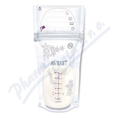 AVENT Sáčky na mateřské mléko 180 ml—25 ks