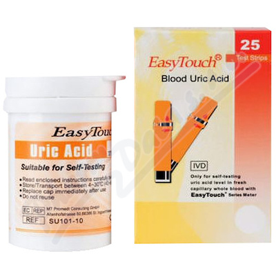 Proužky EASY TOUCH - kyselina močová—25 ks