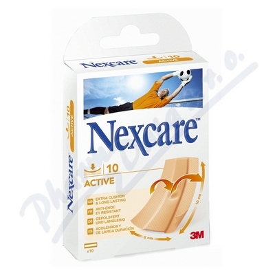 3M Nexcare Active 360° Maxi náplasti—10 ks