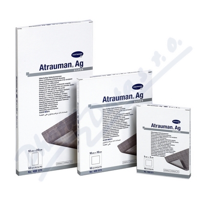 Atrauman AG Krytí s mastí a střibrem 10x10cm, 10ks