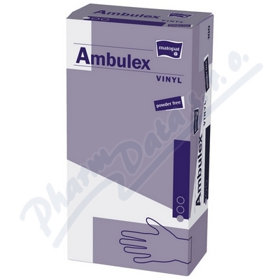 Ambulex Vinyl rukavice nepudrované—velikost L, 100 ks
