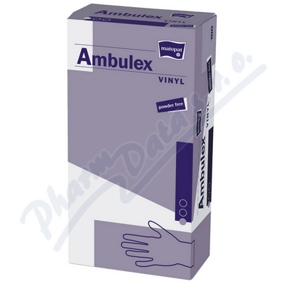 Ambulex Vinyl rukavice nepudrované—velikost M, 100 ks