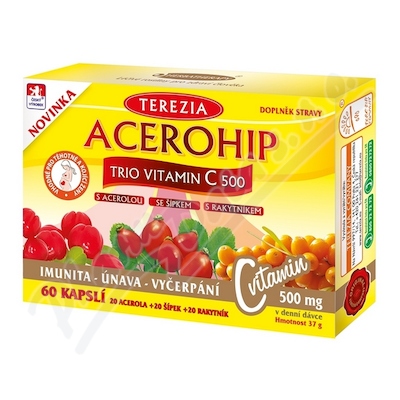 Terezia Acerohip Trio Vitamin C 500—60 tobolek