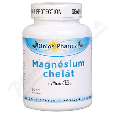 Uniospharma Magnésium chelát+vit.B6—90 tablet