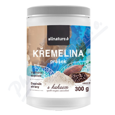 Allnature Křemelina prášek s kakaem—300 g