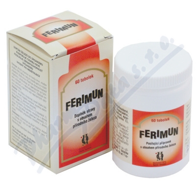 Ferimun s obsahem přírodního železa—60 tobolek