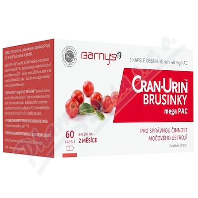 Barny´s Cran-Urin megaPack Brusinky—60 tobolek