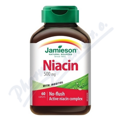 Jamieson Niacin 500mg s inositolem —60 tablet