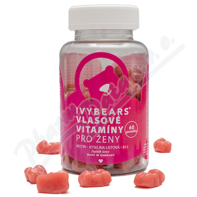 IvyBears vlasové vitamíny pro ženy —60 ks
