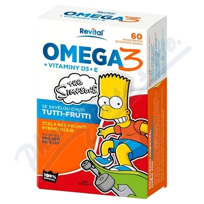 The Simpsons Omega3 + vitamíny D, E—60 tobolek