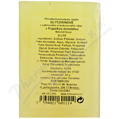 Merco glycerinové mýdlo s pupalkou —90/100 g