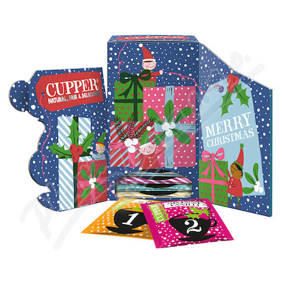 Cupper BIO Adventní čajový kalendář—24 nálevových sáčků