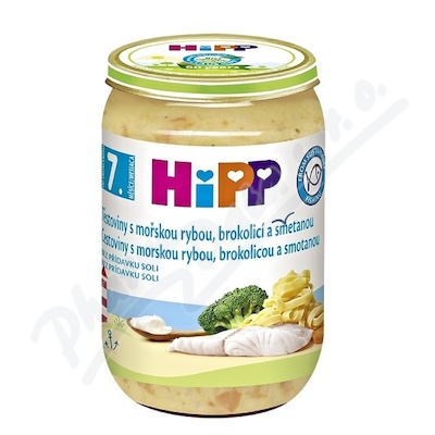 HiPP Junior Taglia s mořskou rybou —s brokolicí a smetanou 220 g