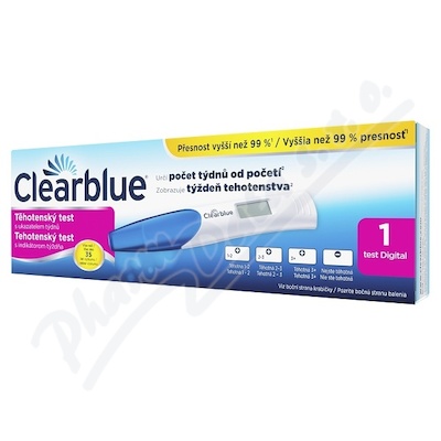 Clearblue Digitální těhotenský test—S ukazatelem týdnů 1 ks