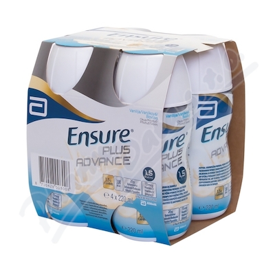 Ensure Plus Advance příchuť vanilka—4x220 ml