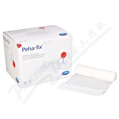 Obinadlo elastické fixační Peha-fix—v napnutém stavu, 12 cm x 4 m, 20 ks