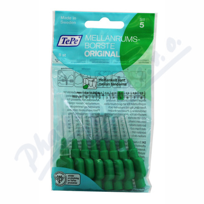 TePe mezizubní kartáčky—zelené 0.8mm, 8ks