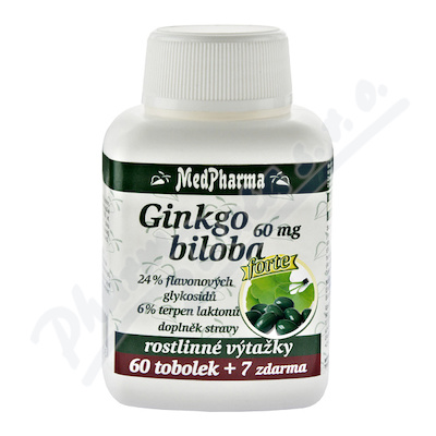 MedPharma Ginkgo biloba 60mg Forte—67 tobolek