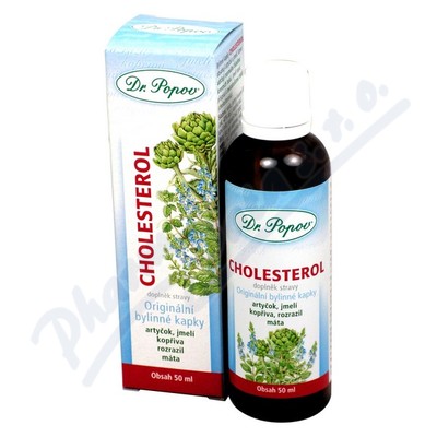 Dr.Popov Kapky bylinné Cholesterol—50 ml