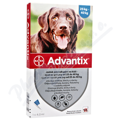 Advantix pro psy spot-on nad 25 kg—1x4 ml