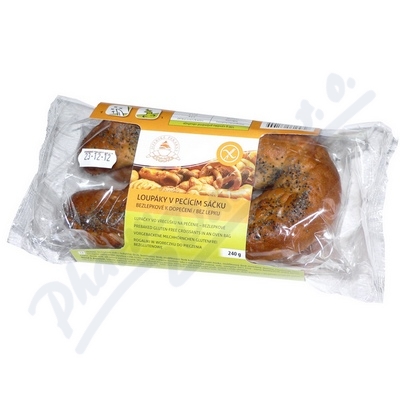 Loupáky v pečícím sáčku bez lepku  240 g