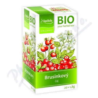 Apotheke BIO Brusinkový ovocný čaj—nálevové sáčky 20x1,8g
