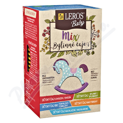 Leros Baby Mix dětské bylinné čaje—5x4 ks