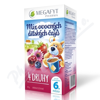 Megafyt MIX ovocných dětských šajů—20x2g