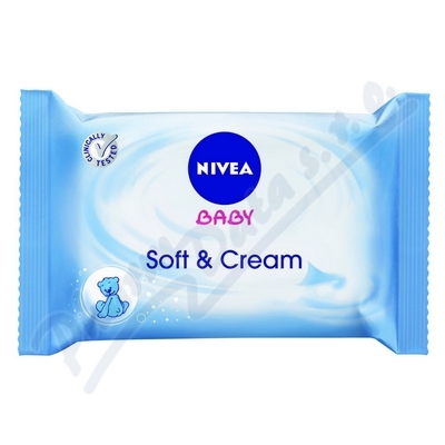 Nivea Baby čist.ubrousky Soft&Care—63ks 86244