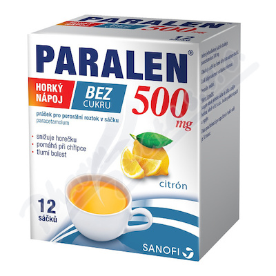 Pralen Horký nápoj bez cukru 500mg—12 sáčků