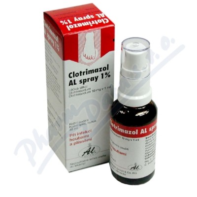 Clotrimazol AL 10mg/ml Kožní sprej—roztok 30 ml