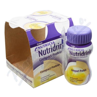 Nutridrink Compact Protein Vanilka—4x125 ml
