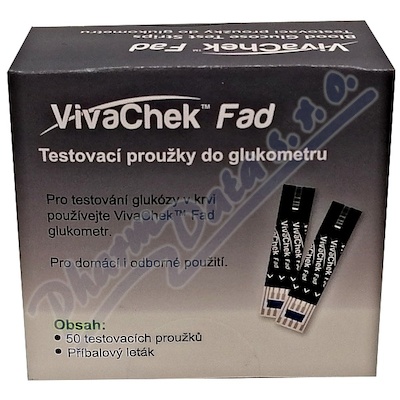 Proužky do glukometru Vivachek Fad—50 ks