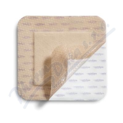 Mepilex Border Flex Lite  4 x 5 cm—10 ks, tenké samolepící absorpční pěnové krytí se sikonem