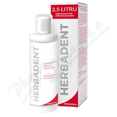 Herbadent Professional Koncentrát—Bylinná ústní voda, 250 ml