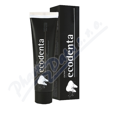 Ecodenta Černá bělící zubní pasta—100 ml